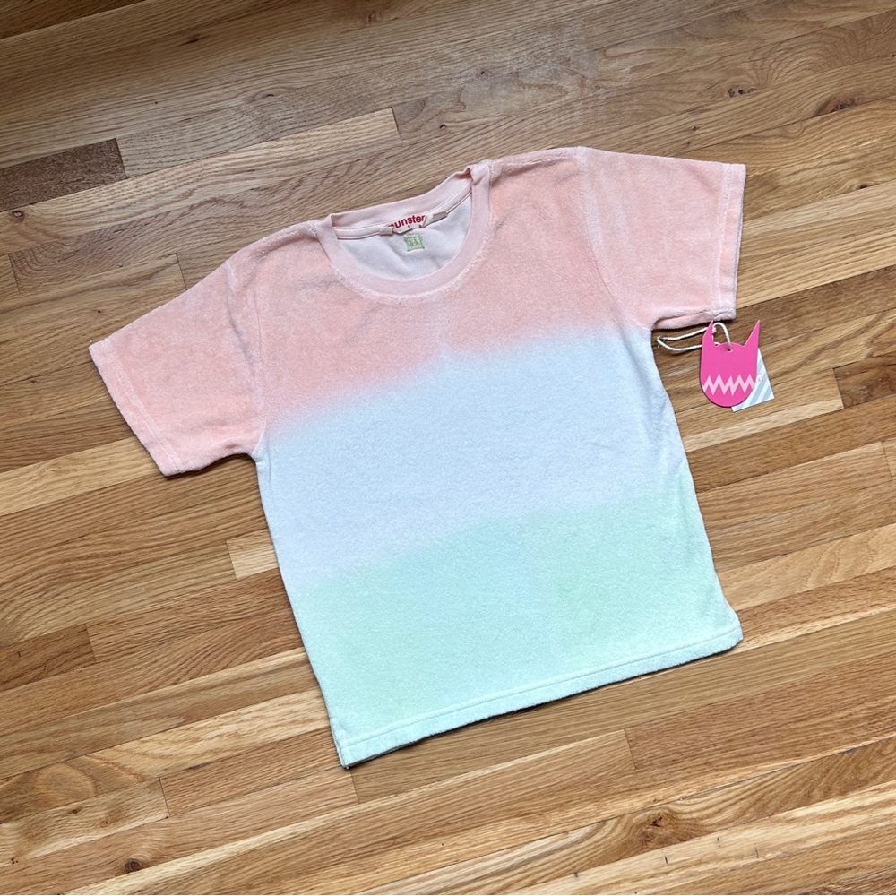 NWT Munster Kids Ombré Terry T-Shirt